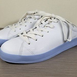 Rag and Bone RB1 Sneaker Mule, White Leather, Womens Size 10 / 40